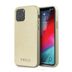 Zastitna maska (futrola) Guess Hc PC/TPU Iridescent - iPhone 12/12 Pro zlatna (GUHCP12MIGLGO).