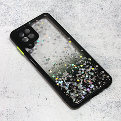 Zastitna maska (futrola) okvir Glitter - Samsung A225 Galaxy A22 crna.