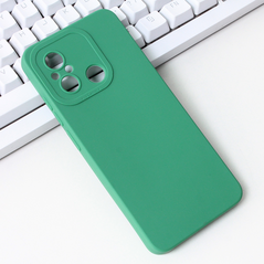 Zastitna maska (futrola) Silikon Pro Camera - Xiaomi Redmi 12C tamno zelena.