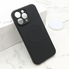 Zastitna maska (futrola) VELVET TOUCH MagSafe - iPhone 14 Pro Max (6.7) crna (MS).