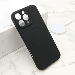 Zastitna maska (futrola) VELVET TOUCH MagSafe - iPhone 16 Pro Max (6.9) crna (MS).
