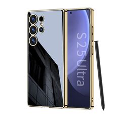 Zastitna maska (futrola) S MIRROR - Samsung S938 Galaxy S25 Ultra 5G crna (GKK case) (MS).