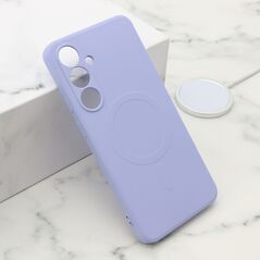 Zastitna maska (futrola) VELVET TOUCH MagSafe - Samsung S721B Galaxy S24 FE ljubicasta (MS).