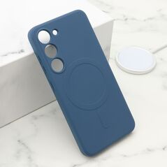 Zastitna maska (futrola) VELVET TOUCH MagSafe - Samsung S911B Galaxy S23 plava (MS).