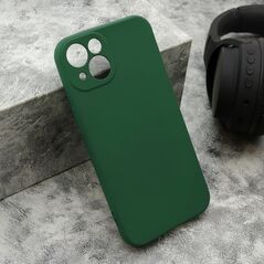 Zastitna maska (futrola) VELVET TOUCH - iPhone 13 (6.1) tamno zelena (MS).