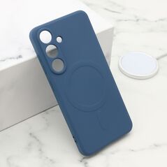 Zastitna maska (futrola) VELVET TOUCH MagSafe - Samsung S931 Galaxy S25 5G plava (MS).