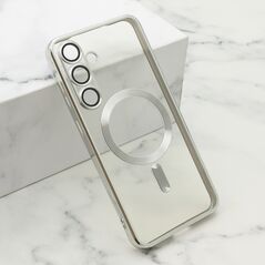 Zastitna maska (futrola) CAMERA PROTECT MAGSAFE - Samsung S936 Galaxy S25 Plus 5G srebrna (MS).