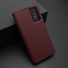 Zastitna maska (futrola) na preklop (bi fold) Smart Window - Samsung S928 Galaxy S24 Ultra 5G bordo (MS).