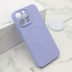 Zastitna maska (futrola) VELVET TOUCH MagSafe - iPhone 14 Pro Max (6.7) ljubicasta (MS).
