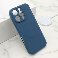 Zastitna maska (futrola) VELVET TOUCH MagSafe - iPhone 16 Pro (6.3) plava (MS).