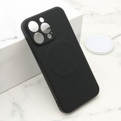 Zastitna maska (futrola) VELVET TOUCH MagSafe - iPhone 13 Pro (6.1) crna (MS).