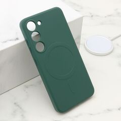 Zastitna maska (futrola) VELVET TOUCH MagSafe - Samsung S911B Galaxy S23 tamno zelena (MS).