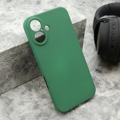 Zastitna maska (futrola) VELVET TOUCH - iPhone 16 (6.1) tamno zelena (MS).