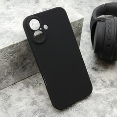 Zastitna maska (futrola) VELVET TOUCH - iPhone 16 (6.1) crna (MS).