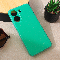 Zastitna maska (futrola) Sparkle Dust - Xiaomi Redmi 13C zelena.