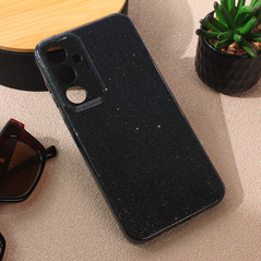 Zastitna maska (futrola) Sparkle Dust - Samsung A556 Galaxy A55 5G crna.
