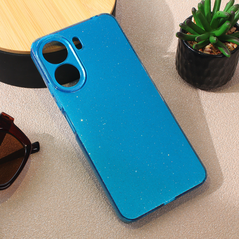 Zastitna maska (futrola) Sparkle Dust - Xiaomi Redmi 13C svetlo plava.