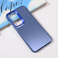 Zastitna maska (futrola) providna - Samsung S931 Galaxy S25 plava.
