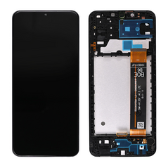 LCD displej (ekran) - Samsung A135 Galaxy A13 4G (GH82-29228A) + touchscreen + okvir crni FULL ORG-SP.