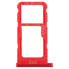 Drc SIM+Micro SD kartice - Huawei P Smart+/Nova 3i crveni.