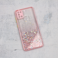 Zastitna maska (futrola) okvir Glitter - Samsung A217F Galaxy A21s roze.