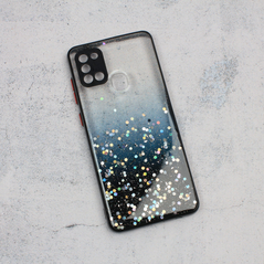 Zastitna maska (futrola) okvir Glitter - Samsung A217F Galaxy A21s crna.