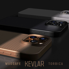 Zastitna maska (futrola) Magsafe Kevlar - Samsung Galaxy S23 Ultra braon.