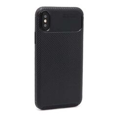 Zastitna maska (futrola) CARBON - Iphone X/XS crna (MS).