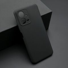 Zastitna ultra tanka (skin) maska / futrola KOLOR - Xiaomi Redmi Note 12 5G crna (MS).