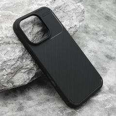 Zastitna maska (futrola) Carbon - iPhone 16 Pro (6.3) crna (MS).