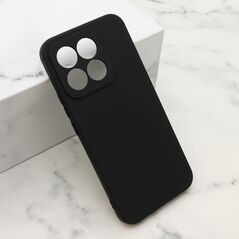 Zastitna maska (futrola) Soft Silicone - Huawei Honor X8c crna (MS).