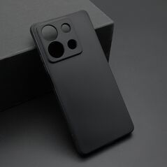 Zastitna ultra tanka (skin) maska / futrola KOLOR - Xiaomi Redmi Note 13 5G crna (MS).