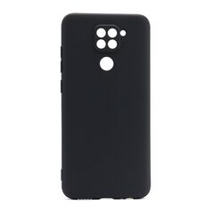 Zastitna ultra tanka (skin) maska / futrola KOLOR - Xiaomi Redmi Note 9 crna (MS).