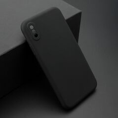 Zastitna ultra tanka (skin) maska / futrola KOLOR - Iphone X crna (MS).