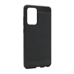 Zastitna silikonska maska (futrola) BRUSHED - Samsung A525F/A526B/A528B Galaxy A52 4G/A525G/A52s 5G crna (MS).