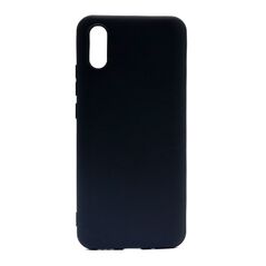 Zastitna ultra tanka (skin) maska / futrola KOLOR - Xiaomi Redmi 9A crna (MS).