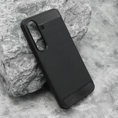 Zastitna silikonska maska (futrola) BRUSHED - Samsung S931 Galaxy S25 5G crna (MS).