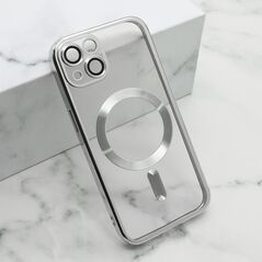 Zastitna maska (futrola) CAMERA PROTECT MagSafe - iPhone 15 srebrna (MS).