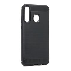 Zastitna silikonska maska (futrola) BRUSHED - Huawei P30 Lite/Nova 4e crna (MS).