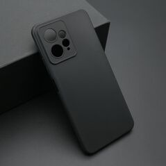 Zastitna ultra tanka (skin) maska / futrola KOLOR - Xiaomi Redmi Note 12 4G crna (MS).
