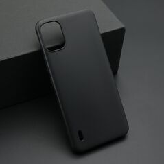 Zastitna ultra tanka (skin) maska / futrola KOLOR - Nokia C12 crna (MS).