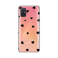 Zastitna ultra tanka (skin) maska / futrola PRINT - Samsung A515F Galaxy A51 Hearts.