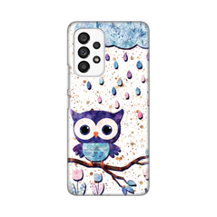 Zastitna ultra tanka (skin) maska / futrola PRINT - Samsung A536 Galaxy A53 5G Owl.