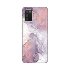Zastitna silikonska maska (futrola) PRINT - Samsung A037G Galaxy A03s Pink Marble.