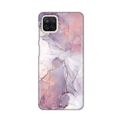 Zastitna silikonska maska (futrola) PRINT - Samsung A125F Galaxy A12 Pink Marble.