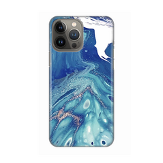 Zastitna silikonska maska (futrola) PRINT - iPhone 13 Pro Max 6.7 Blue Marble.