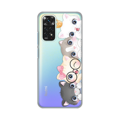 Zastitna ultra tanka (skin) maska / futrola PRINT - Xiaomi Redmi Note 11/Redmi Note 11s Cats.