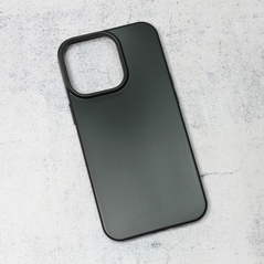 Zastitna silikonska maska (futrola) Skin - iPhone 13 Pro mat crna.