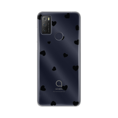 Zastitna ultra tanka (skin) maska / futrola PRINT - Alcatel 1S (2021)/3L (2021)/A1 Alpha 21 Hearts.