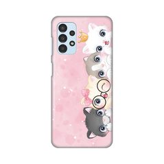 Zastitna ultra tanka (skin) maska / futrola PRINT - Samsung A135 Galaxy A13 4G Pink cats.